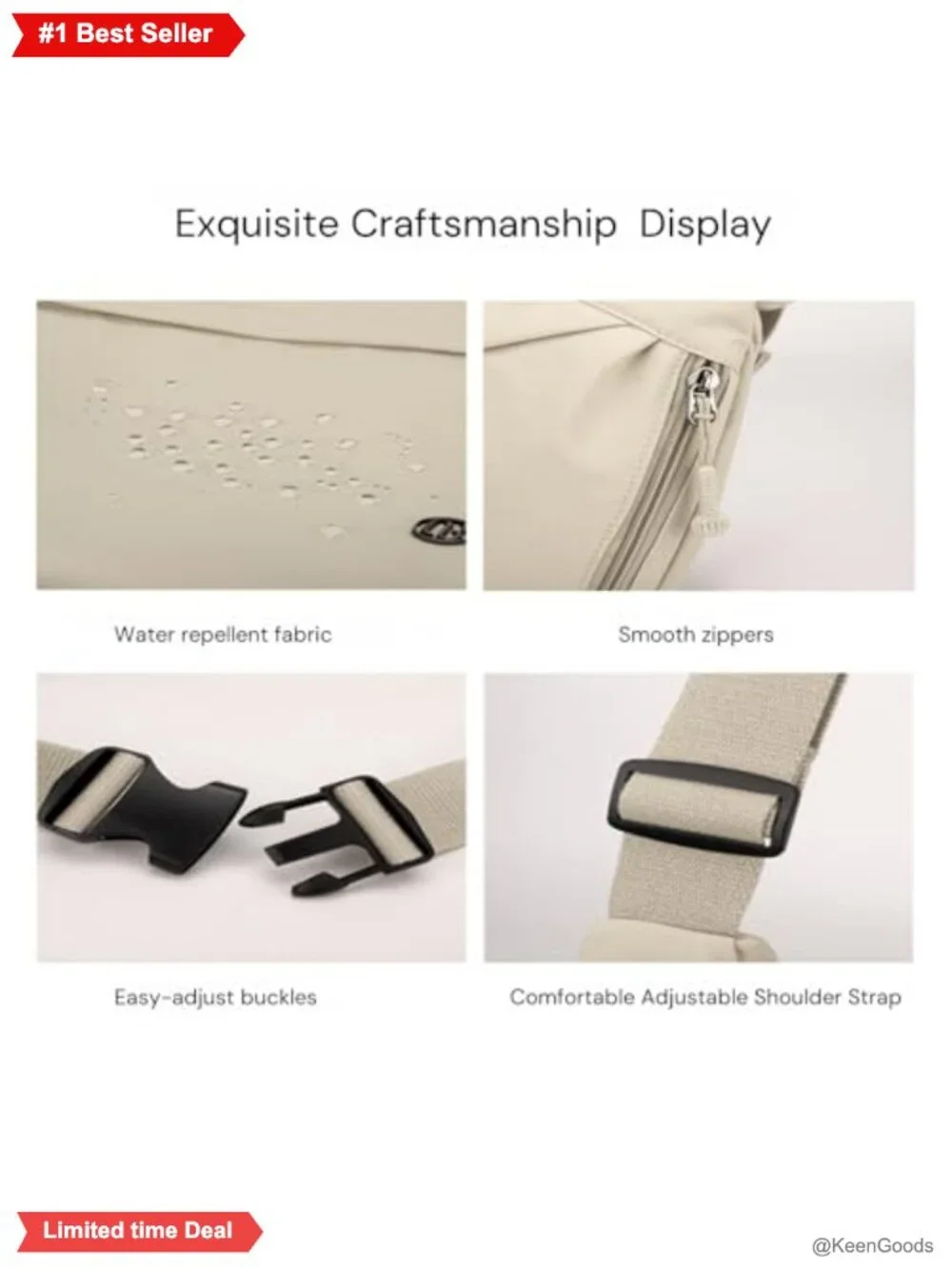N/A crescent crossbody